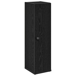 Meuble de salle de bain avec porte-rouleau noir 20,5x22x72 cm 617913617913