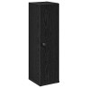 Meuble de salle de bain avec porte-rouleau noir 20,5x22x72 cm 617913617913