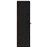 Meuble de salle de bain avec porte-rouleau noir 20,5x22x72 cm 617913617913