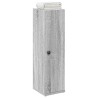 Meuble de salle de bain avec porte-rouleau sonoma gris 617914617914