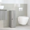 Meuble de salle de bain avec porte-rouleau sonoma gris 617914617914