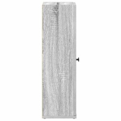Meuble de salle de bain avec porte-rouleau sonoma gris 617914617914
