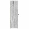 Meuble de salle de bain avec porte-rouleau sonoma gris 617914617914