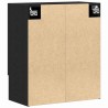 Meuble mural Chêne noir 60 x 31 x 70 cm Bois d'ingénierie 617925617925