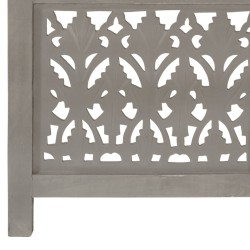 Cloison de séparation 3 panneaux Gris 120x165 cm Bois manguier 617927617927