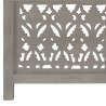 Cloison de séparation 3 panneaux Gris 120x165 cm Bois manguier 617927617927