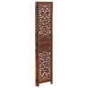 Cloison de séparation 3 panneaux Marron 120x165cm Bois manguier 617928617928