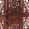 Cloison de séparation 3 panneaux Marron 120x165cm Bois manguier 617928617928