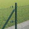 Clôture en fil soudé avec base en béton 10 x 0,6 m Vert Maille 617933617933