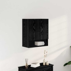 Meuble mural Chêne noir 60 x 30 x 70 cm Bois d'ingénierie 617934617934