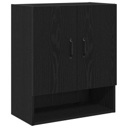 Meuble mural Chêne noir 60 x 30 x 70 cm Bois d'ingénierie 617934617934