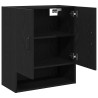 Meuble mural Chêne noir 60 x 30 x 70 cm Bois d'ingénierie 617934617934