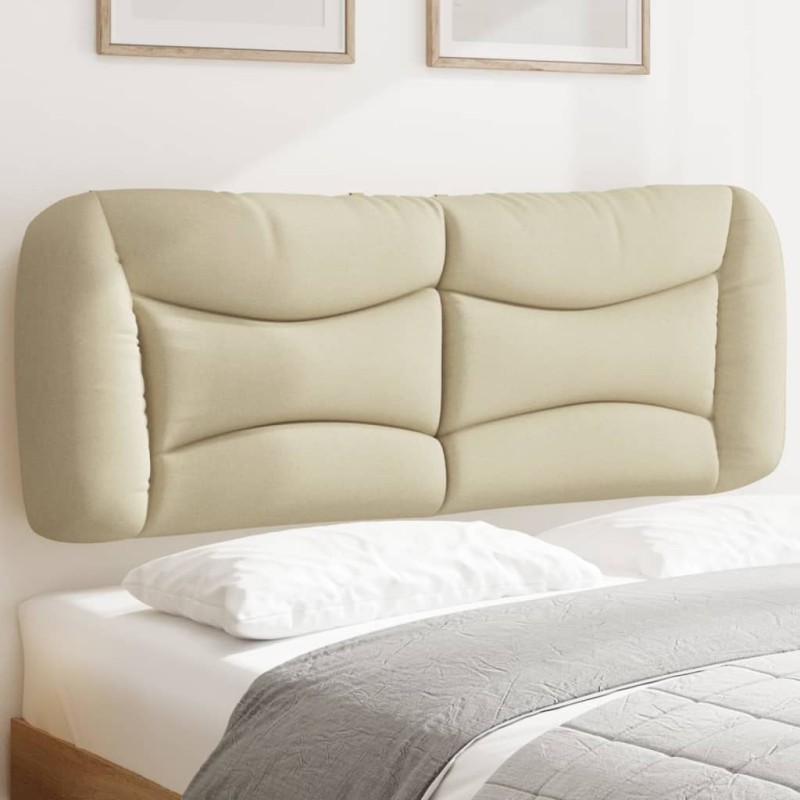 Coussin de tête de lit Hvar crème 140 cm tissu 617939617939