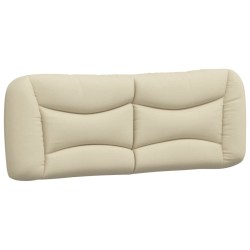 Coussin de tête de lit Hvar crème 140 cm tissu 617939617939