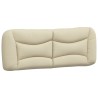 Coussin de tête de lit Hvar crème 140 cm tissu 617939617939