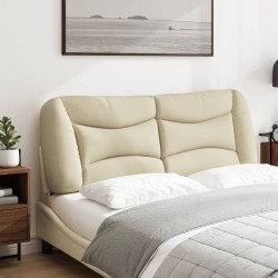 Coussin de tête de lit Hvar crème 140 cm tissu 617939617939