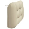 Coussin de tête de lit Hvar crème 140 cm tissu 617939617939