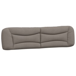 Coussin de tête de lit Hvar taupe 200 cm tissu 617940617940