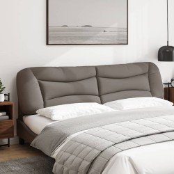 Coussin de tête de lit Hvar taupe 200 cm tissu 617940617940
