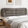 Coussin de tête de lit Hvar taupe 200 cm tissu 617940617940