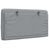 Coussin de tête de lit gris clair 90 cm tissu 617946617946