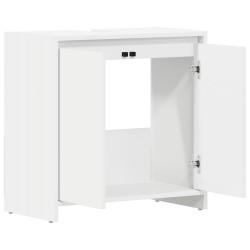 Armoire de salle de bain Blanc 60x33x61 cm Bois d'ingénierie 617954617954