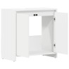 Armoire de salle de bain Blanc 60x33x61 cm Bois d'ingénierie 617954617954