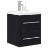 Meuble de Lavabo de Salle de Bain Noir 42 x 39 x 52 cm 617955617955