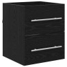 Meuble de Lavabo de Salle de Bain Noir 42 x 39 x 52 cm 617955617955