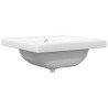Meuble de Lavabo de Salle de Bain Noir 42 x 39 x 52 cm 617955617955