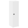 Meuble de salle de bain avec porte-rouleau blanc 20,5x22x72 cm 617961617961