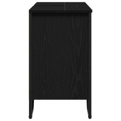 Meuble de Lavabo de Salle de Bain Chêne noir 91 x 35 x 60 cm 617962617962
