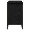 Meuble de Lavabo de Salle de Bain Chêne noir 91 x 35 x 60 cm 617962617962