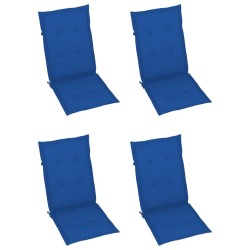 Chaises inclinables de jardin lot de 3 et coussins Bois acacia 617963617963