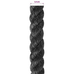 Corde en Jute 14 Noir Jute 100% Tossa 617965617965