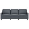 Canapé à 3 places Gris foncé 180 cm Velours 617967617967