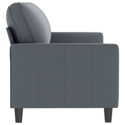 Canapé à 3 places Gris foncé 180 cm Velours 617967617967