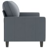 Canapé à 3 places Gris foncé 180 cm Velours 617967617967