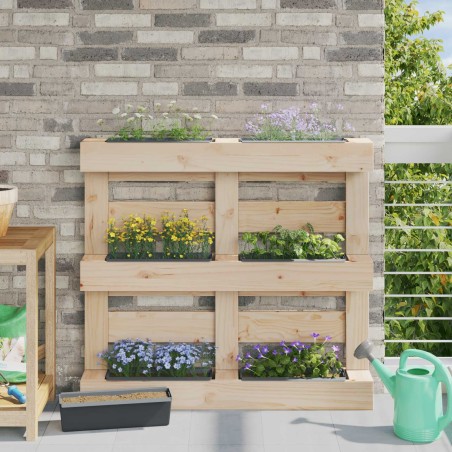 Caisses à fleurs pour palettes Euro 24 pcs Gris 617977617977