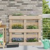 Caisses à fleurs pour palettes Euro 24 pcs Gris 617977617977