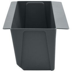 Caisses à fleurs pour palettes Euro 24 pcs Gris 617977617977