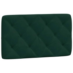 Coussin de tête de lit vert foncé 90 cm velours 617980617980