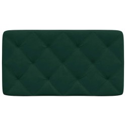 Coussin de tête de lit vert foncé 90 cm velours 617980617980