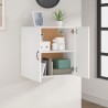 Armoire murale Blanc 60x31x60 cm Bois d'ingénierie 617983617983