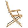 Chaises pliables de jardin lot de 6 53x66x99 cm bambou 617985617985