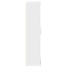 Meuble de salle de bain avec porte-rouleau blanc 39x22x90 cm 617986617986