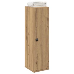 Meuble de salle de bain avec porte-rouleau chêne artisanal 617987617987