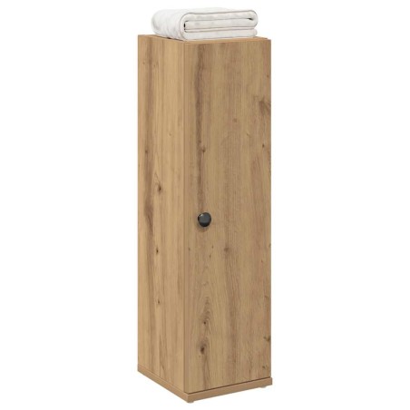 Meuble de salle de bain avec porte-rouleau chêne artisanal 617987617987