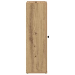 Meuble de salle de bain avec porte-rouleau chêne artisanal 617987617987