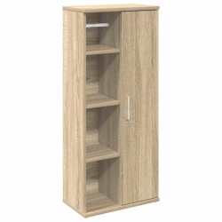 Meuble de salle de bain avec porte-rouleau chêne sonoma 617989617989